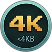 4K achievement badge