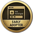 Founder achievement badge